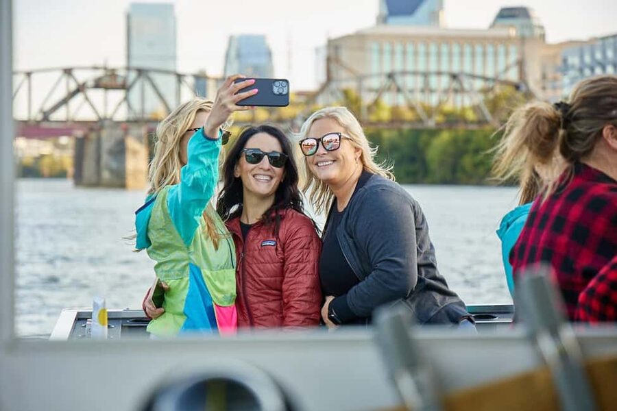 Nashville: Family Friendly River Cruise - Boarding a licensed pontoon boat