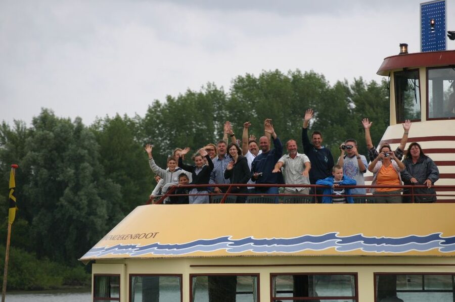 Nijmegen: River Cruise with All-You-Can-Eat Dutch Pancakes - A pancake boat with a Nijmegen view