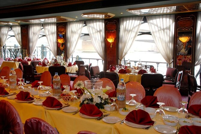 Nile Dinner Cruise on Nile Maxim the Most Luxurious Cruising Restaurant in Cairo - Dining aboard Nile Maxim