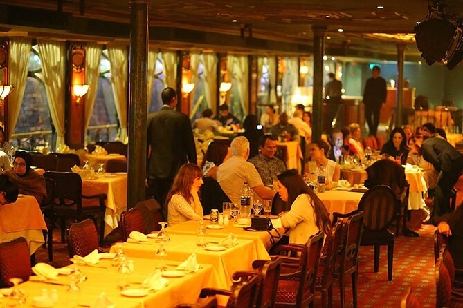 Nile Maxim Dinner Cruise In Cairo - Tannura and Belly Dancer-Oriental Show show - Who will enjoy this most