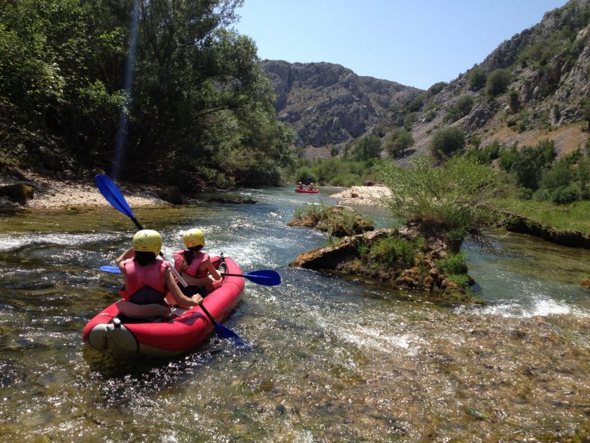 Obrovac: Rafting or Kayaking on the Zrmanja River - A 14.5-kilometer route with a flexible finish