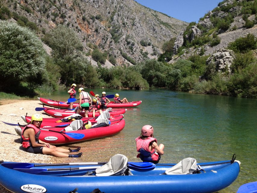 Obrovac: Rafting or Kayaking on the Zrmanja River - The group size can help and hinder