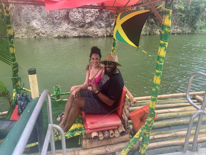 Ocho Rios : Bamboo River Rafting in Ocho Rios Jamaica. - Who will enjoy this outing most?