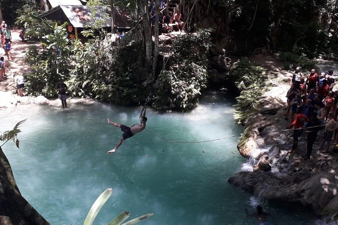 Ocho Rios Blue Hole and Dunn's River Falls Tour - Blue Hole gives you the day’s biggest splash