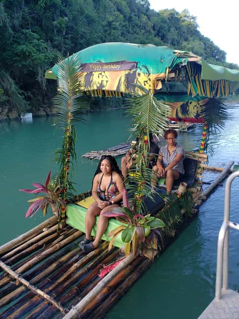 Ocho Rios Jamaica: River Bamboo Rafting Activity - Red Stripe and the end of the outing