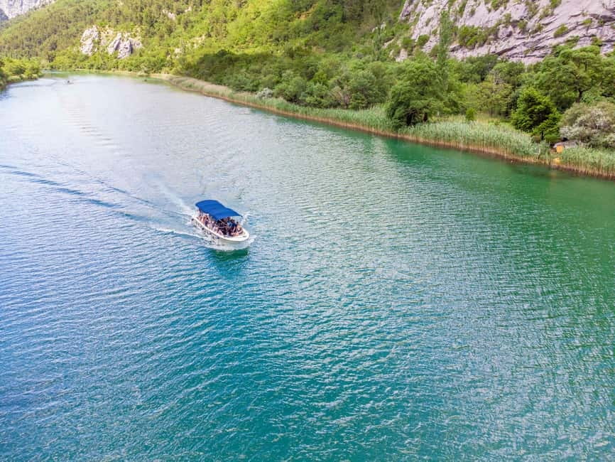 Omiš: Cetina River Canyon Glass Boat Tour to Radman Mills - The evening departure changes the experience