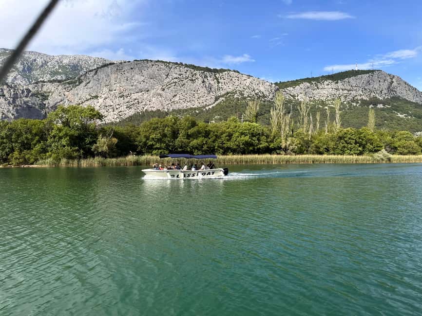 Omiš: Cetina River Canyon Glass Boat Tour to Radman Mills - What you see in the canyon