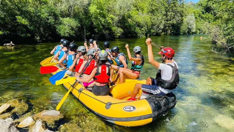 Omiš/Split: Cetina River Rafting Adventure & Cliff Jumping - Getting ready for the first rapids