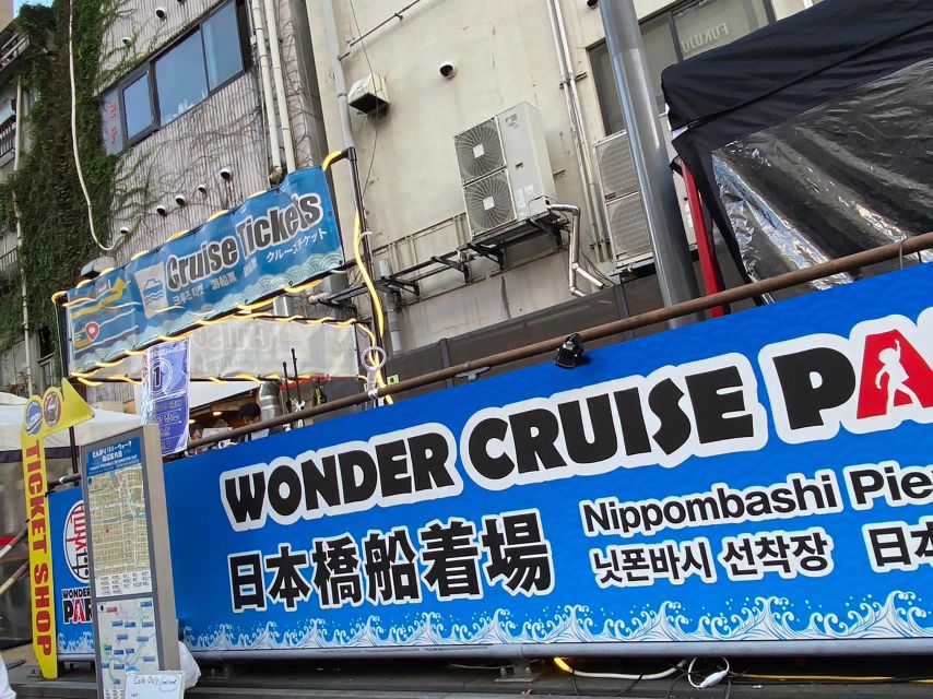 Osaka: Dotonbori District River Cruise with Drink Discount - Finding Nihonbashi Pier in Dotonbori