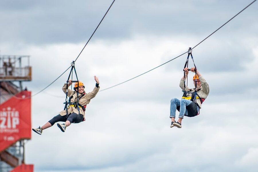 Ottawa: River Zipline Adventure - Check-in at Zibi in Gatineau