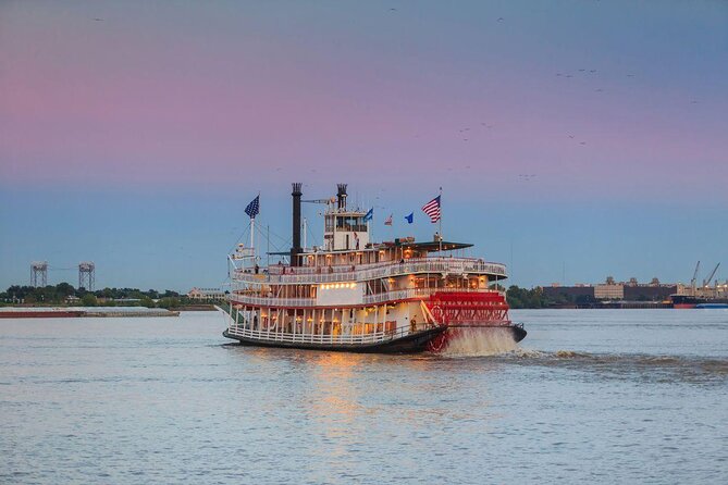 Paddlewheeler Creole Queen Historic Mississippi River Cruise - A paddlewheeler view of New Orleans