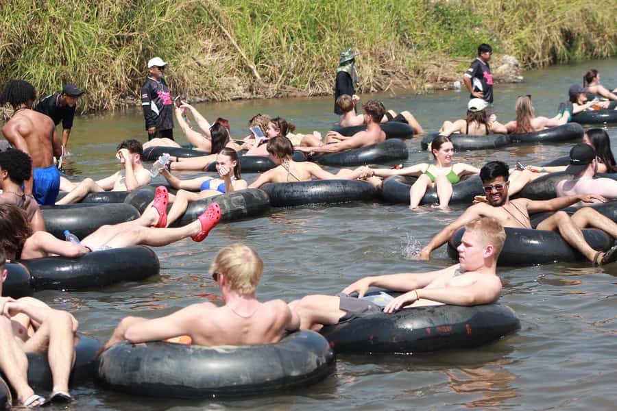 Pai: Tipsy Tubing River Excursion with DJs & Games - The second float toward River Chillax Bar