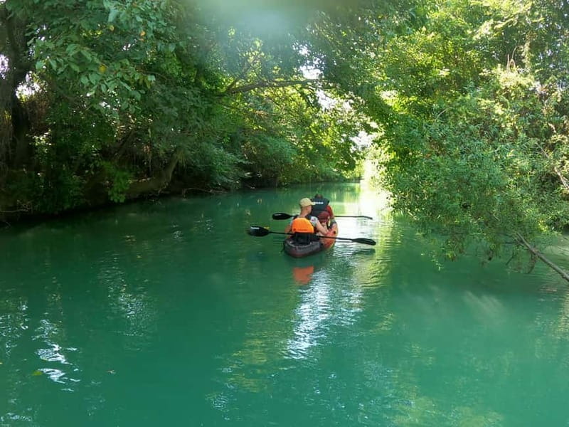 Parga: Kayaking Adventure in the Acheron River 13 km - From Parga pickup to the riverbank