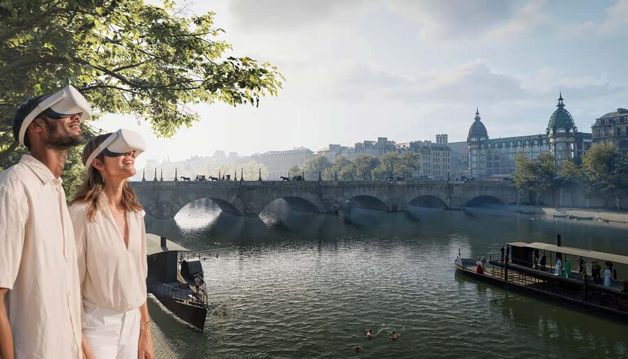 Paris: Historical Guided Tour of the Seine Riverbanks with Virtual Reality - From the Parisii to medieval Paris