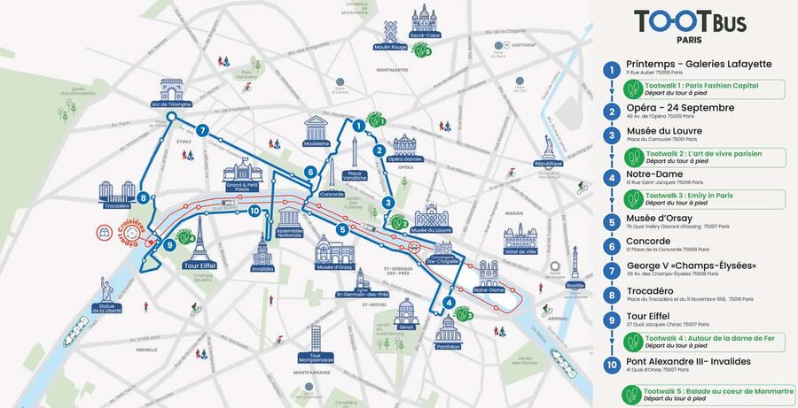 Paris: Hop-on Hop-off Bus Tour & Seine Cruise Bundle Tour - Making the most of the 24, 48, or 72-hour pass