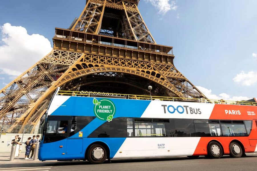 Paris: Hop-on Hop-off Bus Tour & Seine Cruise Bundle Tour - The Blue Line, stop by stop