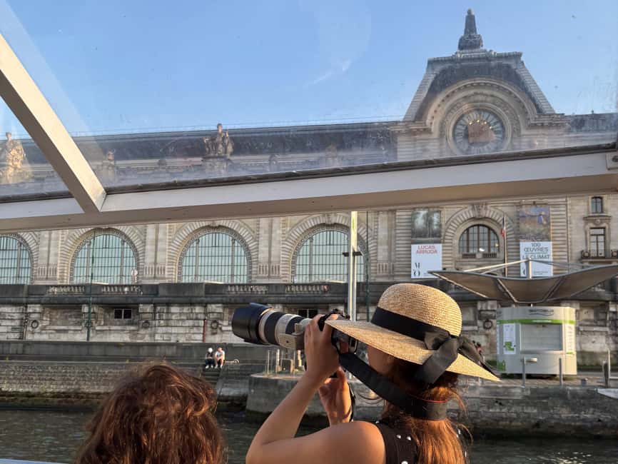 Paris: Hop-On Hop-Off Seine Cruise Pass with 9 Stops - Key points to know before you board