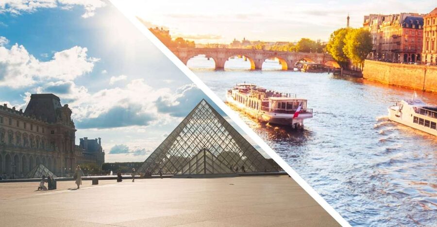 Paris: Louvre Reserved Ticket and River Cruise Combo - Using the one-hour Seine cruise