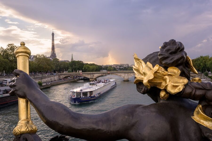 Paris: Seine River Cruise & Brunch - The Eiffel Tower from the river