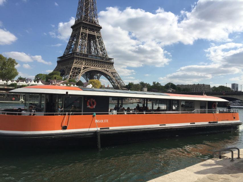 Paris: Seine River Panoramic Cruise - Boarding the Insolite and choosing your spot