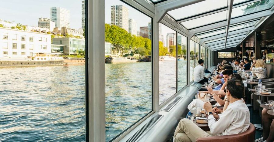 Paris: Seine River Panoramic Views Dinner Cruise - Pont de lAlma and the Statue of Liberty