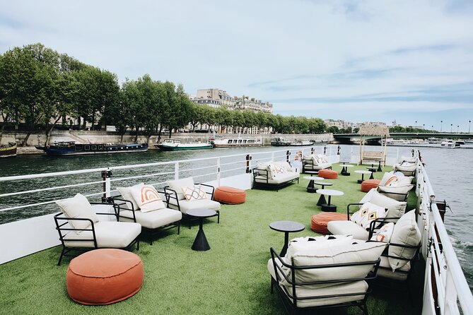 Paris Theo Boat Seine River Italian Trattoria Style Dinner Cruise - Alma Bridge, the Zouave, and the bateaux mouches