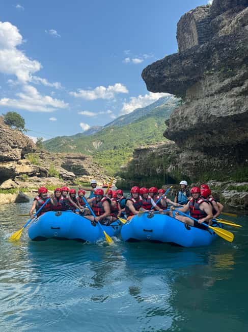 Permet: Kayak Experience - Vjosa River National Park Albania - The transfer to the river entry point