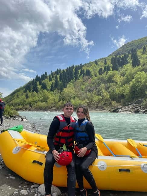 Permet: Vjosa River National Park Guided Rafting Tour - The first rapids help you find the rhythm