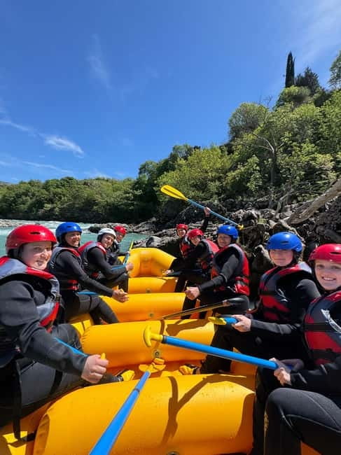 Permet: Vjosa River National Park Guided Rafting Tour - Midway swimming and photo stop
