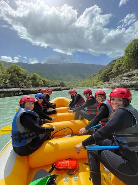 Permet: Vjosa River National Park Guided Rafting Tour - What to wear and what to leave behind