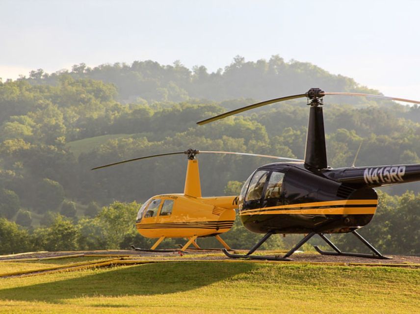 Pigeon Forge: French Broad River Helicopter Tour - The 6-minute Lake View route