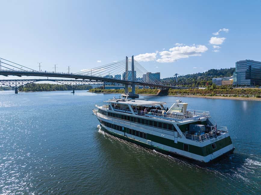 Portland: Brunch Cruise on Willamette River - The river route through Portland and Milwaukie