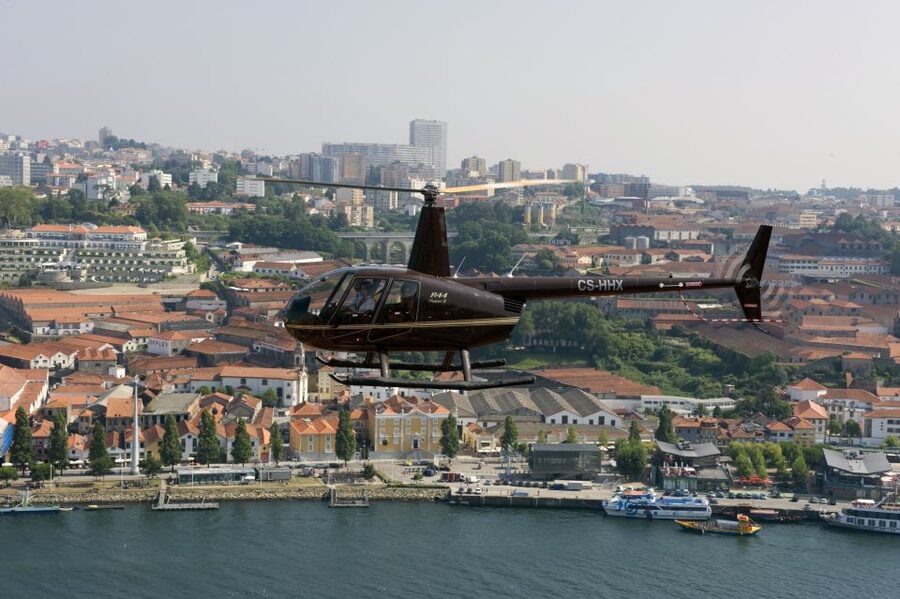 Porto: Douro River Helicopter Tour - Arrábida Bridge and Porto’s line of bridges