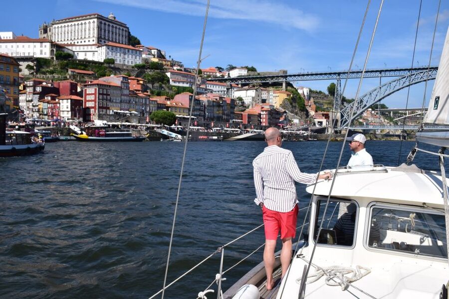 Porto: Private Sail on Douro River (Sunset Time Available) - Port tasting with the river as your table