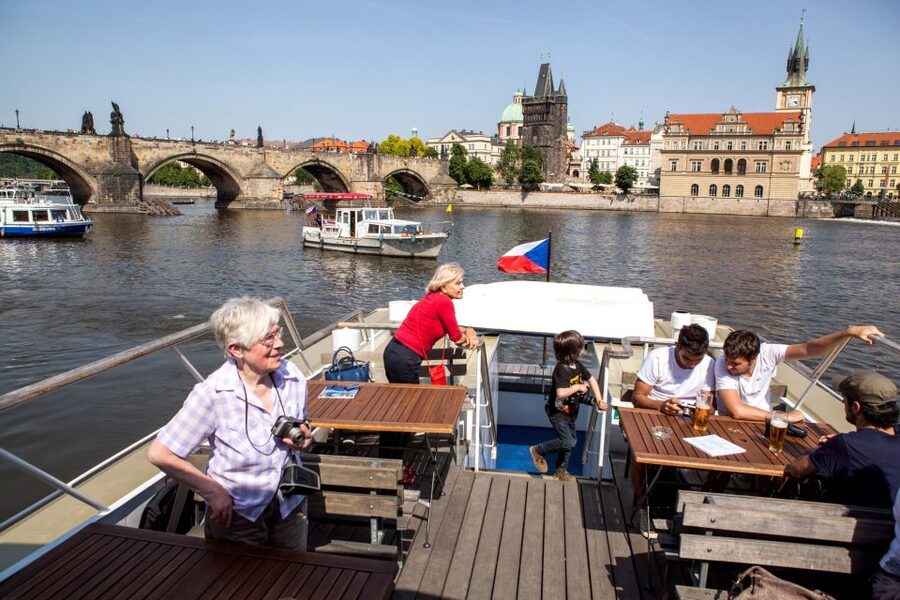 Prague Cruise: 1-Hour on the River Vltava - Charles Bridge from below