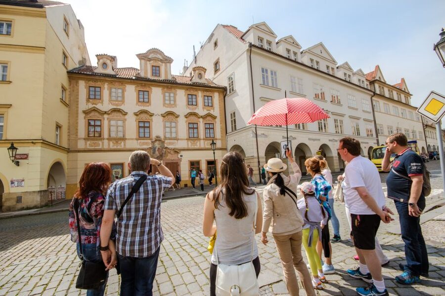 Prague: Guided Bus & Walking Tour with River Cruise & Lunch - Prague Castle takes the largest share of the walking tour