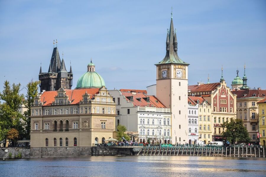 Prague: Panoramic Vltava River Cruise - Rudolfinum and the central waterfront