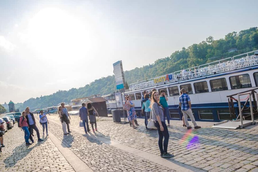 Prague: Panoramic Vltava River Cruise - Upper deck views or a warm lower cabin