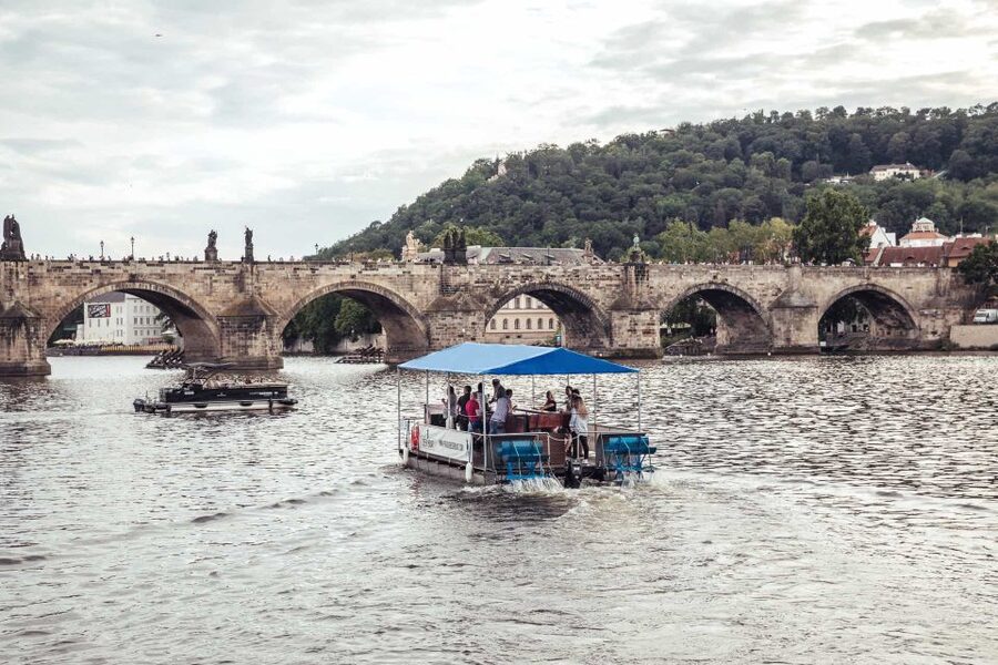 Prague: Private Cycle Boat River Tour with Beer or Prosecco - Price and value for a group of up to 12