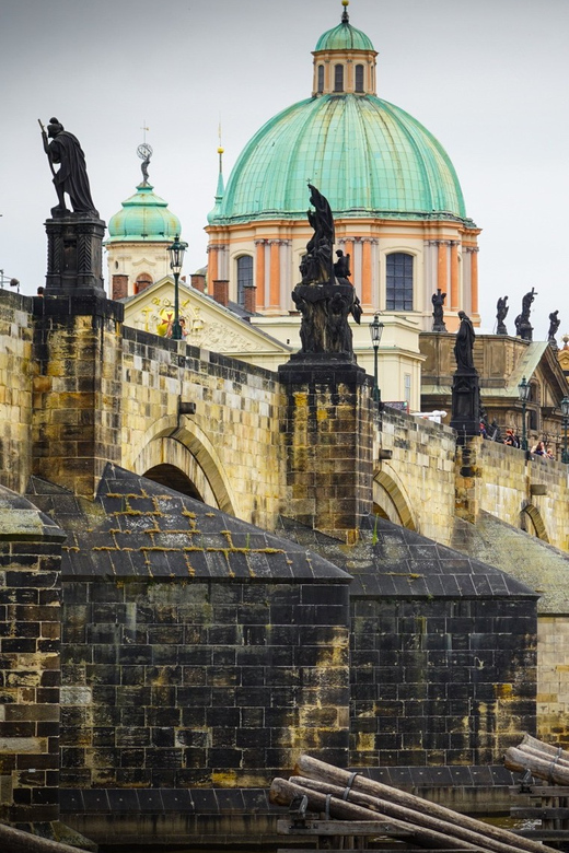 Prague: River Cruise, Charles Bridge Museum, & Walking Tour - Crossing from street level to the water
