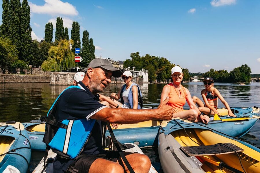 Prague: Vltava River Guided Canoeing Tour - The pace: active, but not a race