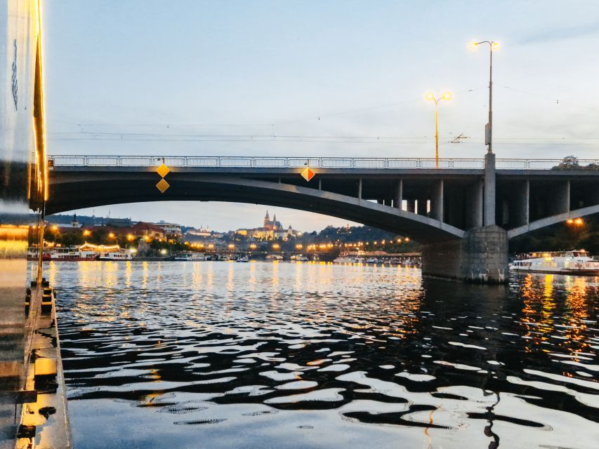 Prague: Vltava River Night Cruise with Buffet - Seeing Prague from the Vltava after dark