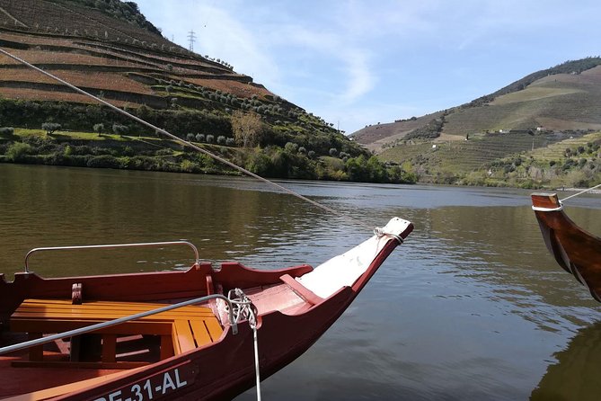 Premium Douro Valley Small-Group Tour, Wine Tasting, Lunch & Boat - Pinhão, the Douro River, and the wooden boat