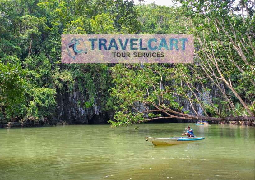Puerto Princesa Underground River Tour with Zipline - Crossing the emerald water to the cave