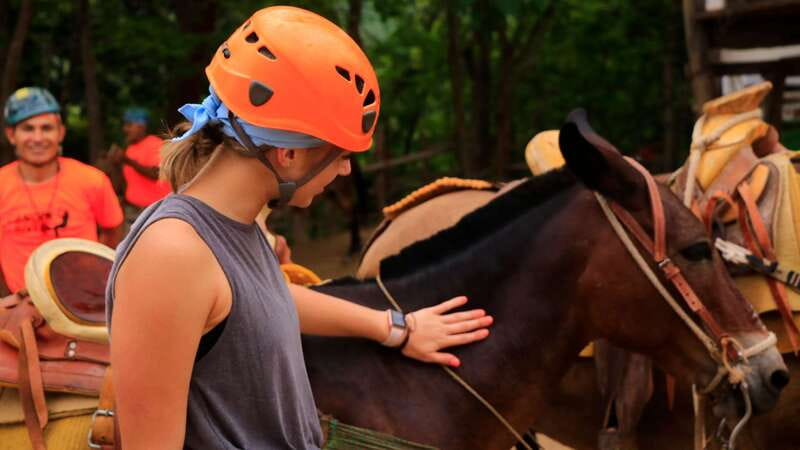 Puerto Vallarta: Canopy River Zip Line Tour with Mule Ride - What the zip lines feel like