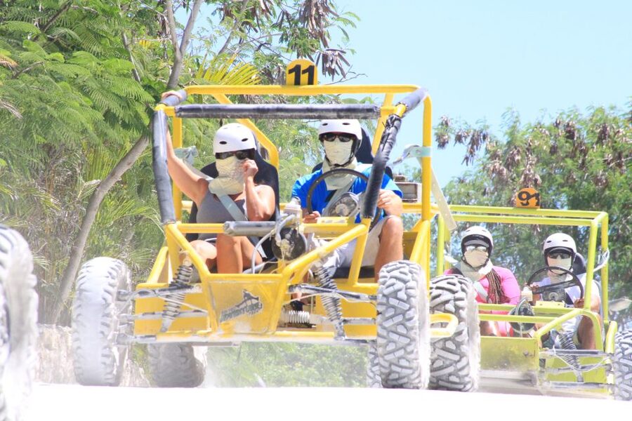 Punta Cana: Buggy Ride, Blue Cenote Lagoon and Jungle River - Swimming in the open Blue Lagoon cenote