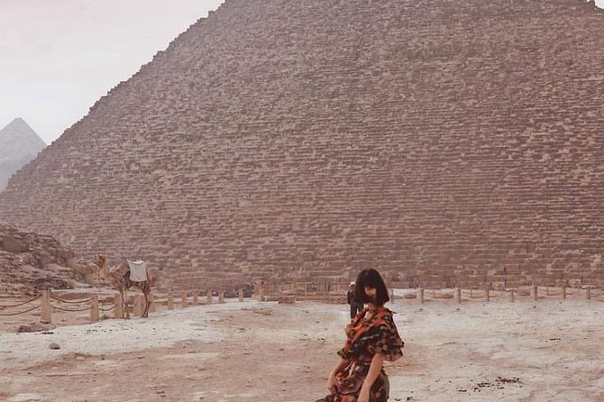 Pyramids, The Egyptian Museum, Khan Khalili Bazaar & Nile Dinner Cruise in Cairo - Giza Pyramids: three monuments and the Sphinx