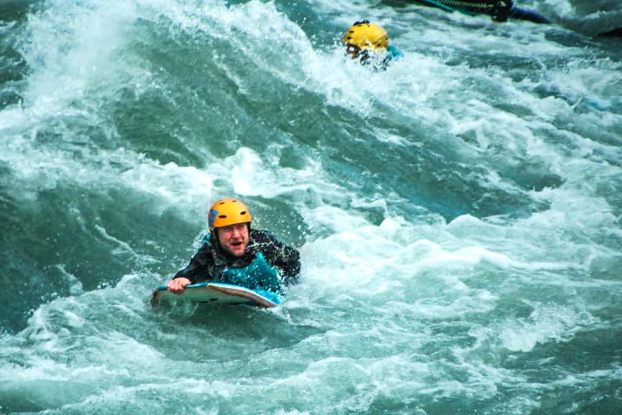 Queenstown: White Water Surfing Along the Kawarau River - Riding grade 2 and 3 rapids
