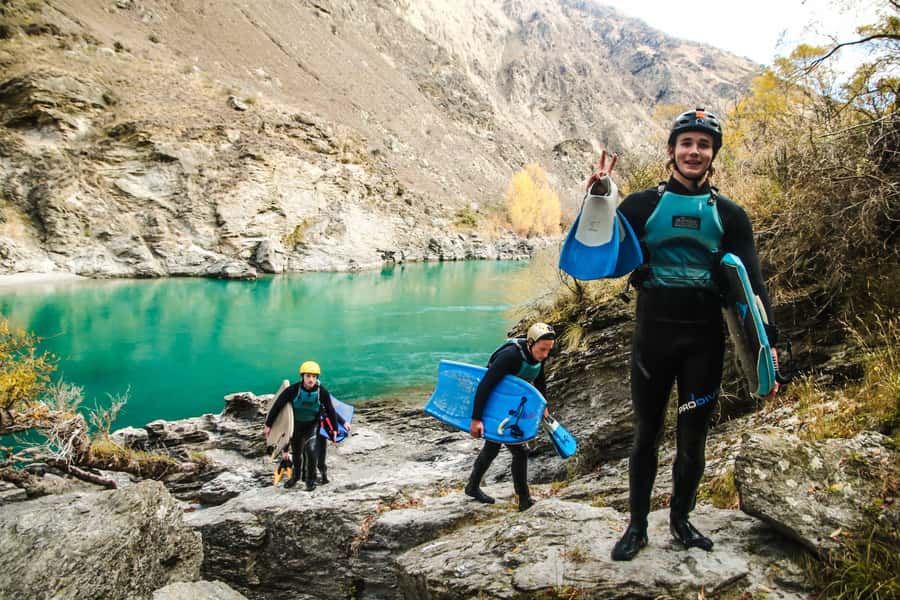 Queenstown: White Water Surfing Along the Kawarau River - Scenery between the rapids