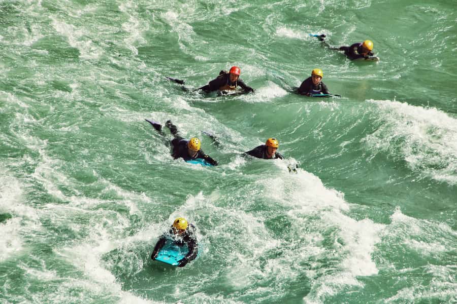 Queenstown: White Water Surfing Along the Kawarau River - Getting fitted for a 5mm wetsuit